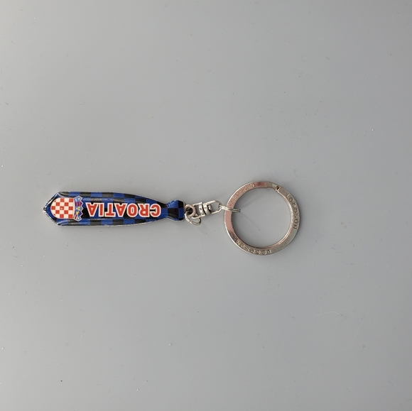 Croatia Blue Tie Souvenir Keychain - Picture 2 of 4
